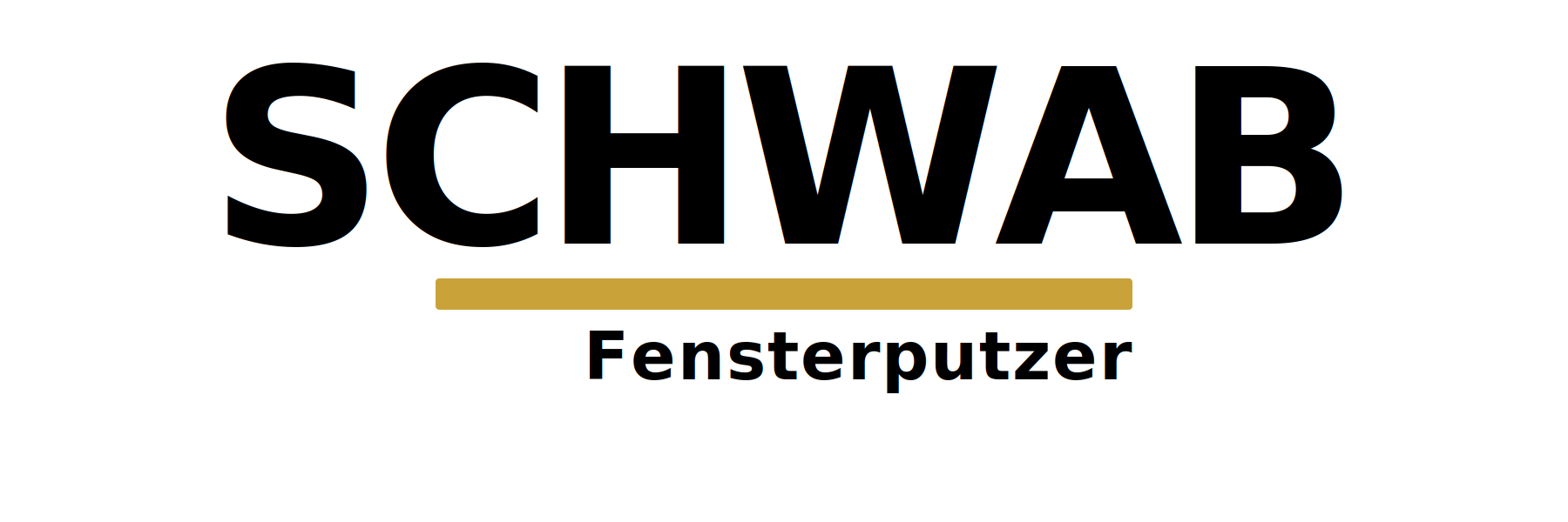 Logo SCHWAB Fensterputzer auf hellem Hintergrund